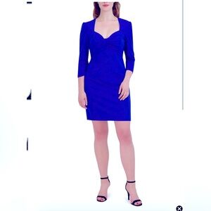 Julia Jordan Royal Blue Long Sleeve Dress size 2 NWT*